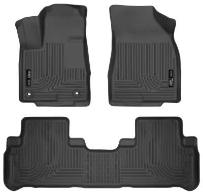 Husky Liners - Husky Liner Weatherbeater Front/Rear Floor Liners Black for Highlander 99601