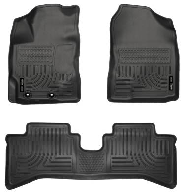 Husky Liners - Husky Liner Weatherbeater Front/Rear Floor Liners Black for Toyota Prius 99501
