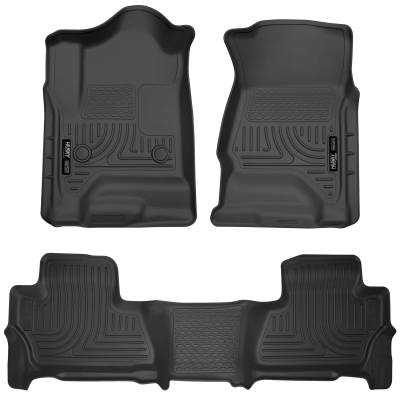 Husky Liners - Husky Liner Weatherbeater Front/Rear Floor Liners-Blk Suburban/Yukon XL 99211