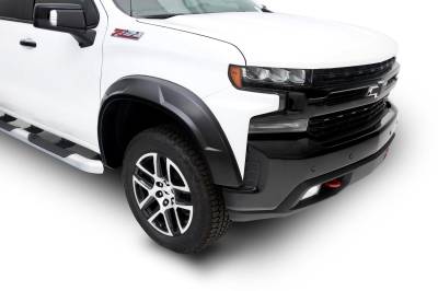 Bushwacker - Bushwacker DRT Style Front/Rear Fender Flares Black Silverado 40989-02