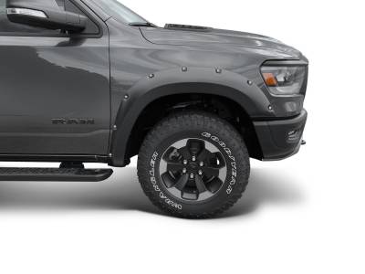 Bushwacker - Bushwacker Pocket Style Front Fender Flares Black for Dodge Ram 50059-02