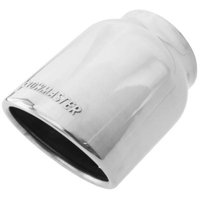 Flowmaster - Flowmaster 15371 Rolled Angle Polished Stainless Steel Exhaust Pipe Tip