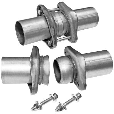 Flowmaster - Flowmaster 15923 Header Collector Ball Flange Kit 3.5"-3.0" PAIR Aluminized