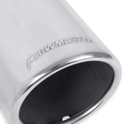 Flowmaster - Flowmaster 15363 Exhaust Pipe Tip Rolled Angle Polished Stainless Steel