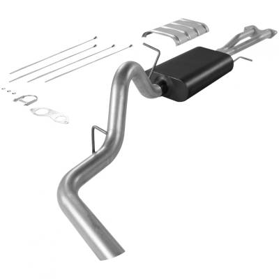Flowmaster - Flowmaster 17165 Force II Kit Cat-Back Exhaust System Aluminized Chevy/GMC 5.7