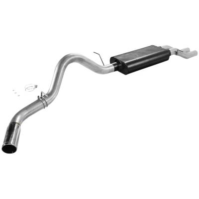 Flowmaster - Flowmaster 17350 American Thunder Cat-Back Exhaust System Aluminized for GM 6.0
