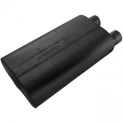 Flowmaster - Flowmaster 52580 80 Series Cross-Flow Muffler Offset/Same Side Aluminized
