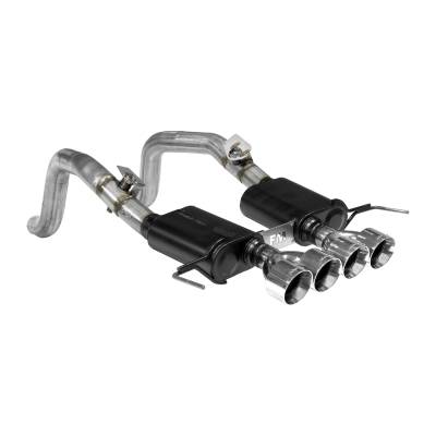 Flowmaster - Flowmaster Outlaw Axle-Back Exhaust System 14-18 Corvette 6.2L 817754