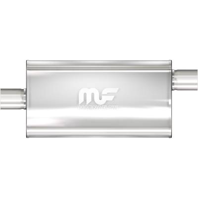 MagnaFlow Exhaust Products - MagnaFlow 12909 Straight-Through Muffler 3.5" Offset/Center 5x22x11 Body