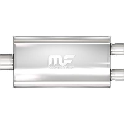 MagnaFlow Exhaust Products - MagnaFlow 12588 Straight-Through Muffler 3/2.5" Center/Dual 5x22x11 Body