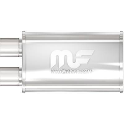 MagnaFlow Exhaust Products - MagnaFlow 14210 Straight-Through Muffler 2.5" Offset Same End 5x14x8 Body