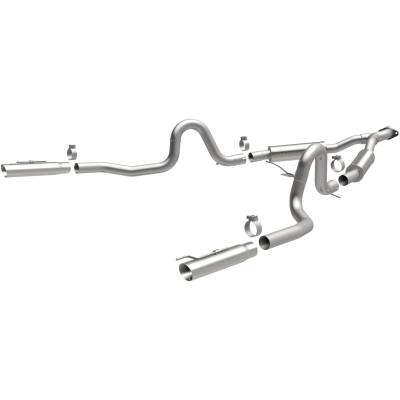 MagnaFlow Exhaust Products - MagnaFlow 15717 Street Series Stainless Cat-Back System for 99-04 Ford Mustang