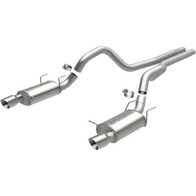MagnaFlow Exhaust Products - MagnaFlow 15149 Street Series Stainless Cat-Back System for 13-14 Ford Mustang