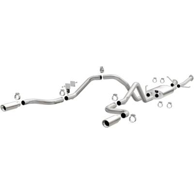 MagnaFlow Exhaust Products - MagnaFlow 15305 Street Series Stainless Cat-Back System for 14-21 Toyota Tundra