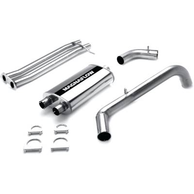 MagnaFlow Exhaust Products - MagnaFlow 15699 Street Series Stainless Cat-Back Straight-Through System