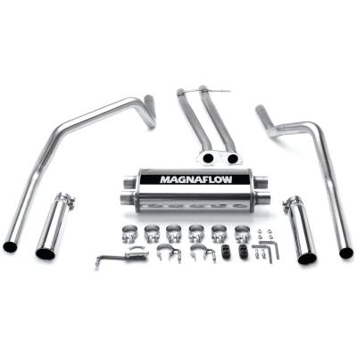 MagnaFlow Exhaust Products - MagnaFlow 15750 Street Series Straight-Through Stainless Cat-Back System