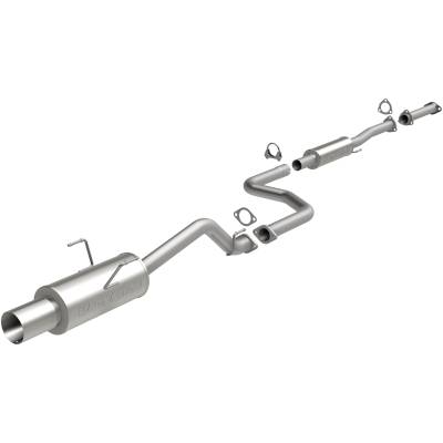 MagnaFlow Exhaust Products - MagnaFlow 15646 Street Series Stainless Cat-Back System for 92-00 Honda Civic