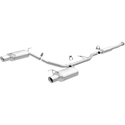 MagnaFlow Exhaust Products - MagnaFlow 15640 Street Series Stainless Cat-Back System for 1998-02 Honda Accord