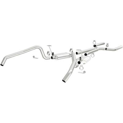 MagnaFlow Exhaust Products - MagnaFlow 15896 Street Series Stainless Crossmember-Back System Straight-Through