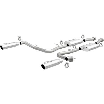 MagnaFlow Exhaust Products - MagnaFlow 15644 Street Series Stainless Cat-Back System for 1999-04 Ford Mustang
