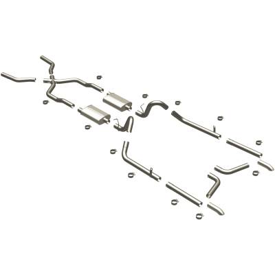 MagnaFlow Exhaust Products - MagnaFlow 16792 Street Series Crossmember-Back System for 55-57 Chevy Bel Air