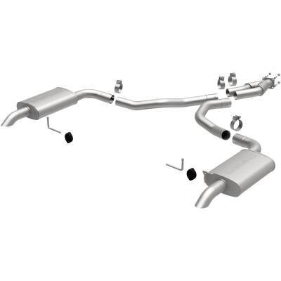 MagnaFlow Exhaust Products - MagnaFlow 16710 Street Series Stainless Cat-Back System for 75-79 Corvette