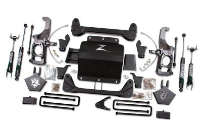 Zone Offroad - Zone Offroad ZONC12F 5" Suspension Lift Kit FOX Shocks Silverado/Sierra HD