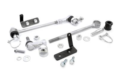 Rough Country Suspension Systems - Rough Country Front Disconnect Sway Bar Links 3.5"-6.5" Lift for Jeep XJ 1128