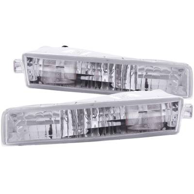 Anzo USA - Anzo USA Clear Lens Front Bumper/Turn Signal Light Set Honda Prelude 511012