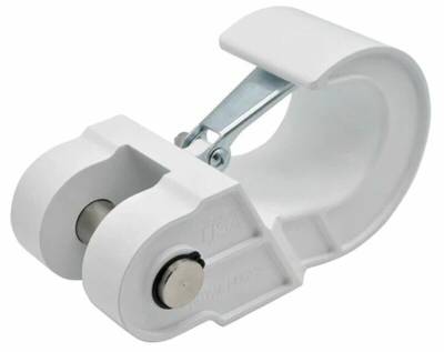 Royal Hooks - Royal Hooks Billet Aluminum Show Hook D-Ring Recovery Hook White RHO-12019-WH