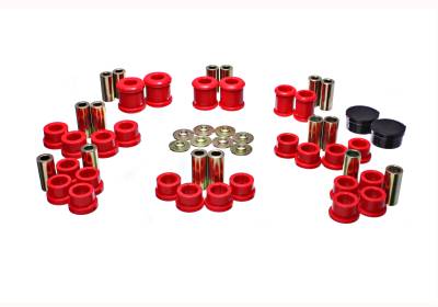 Energy Suspension - Energy Suspension 11.3112R Mazda Suspension Control Arm Bushing Kit Rear
