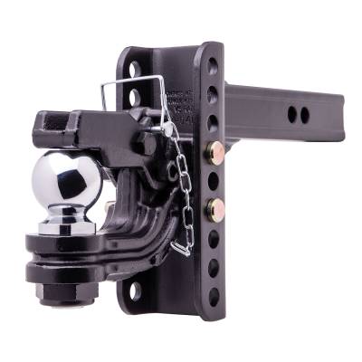 Husky Towing - Husky Towing 2-5/16" Ball Adjustable 6" Drop Pintle Hitch Mount 33110