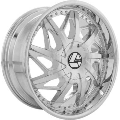 Azara - Azara AZA-510229561351397+25C AZA-510 22x9.5 6x135/5.5 25mm Chrome