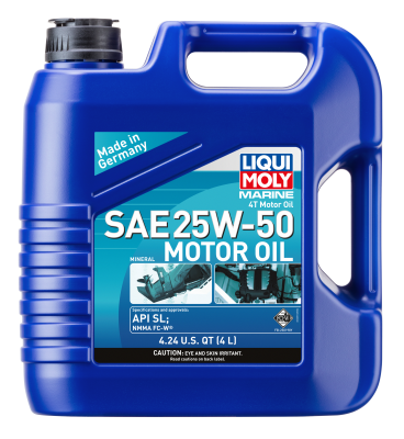 LIQUI MOLY - LIQUI MOLY 22510 Marine 4T Motor Oil SAE 25W-50