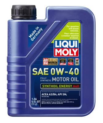 LIQUI MOLY - LIQUI MOLY 2049 Synthoil Energy A40 SAE 0W-40