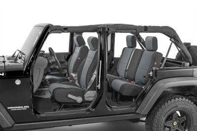 Diver Down - Diver Down 14167-2058 Seat Cover for 08-10 Wrangler JK 4DR Chrcoal Neoprene Pair
