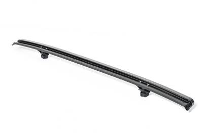 MasterTop - MasterTop 14700001 Windshield Header No Drill Black for 07-18 Jeep Wrangler JK