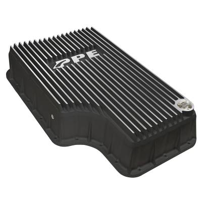 Pacific Performance Engineering - PPE 328052010 Brushed Transmission Pan for 11-19 Ford F250/F350 6.7L 6R140