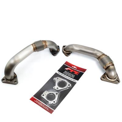 Pacific Performance Engineering - PPE 116120000 OEM Length High Flow Up-Pipes for 01-04 GM 6.6L Duramax LB7