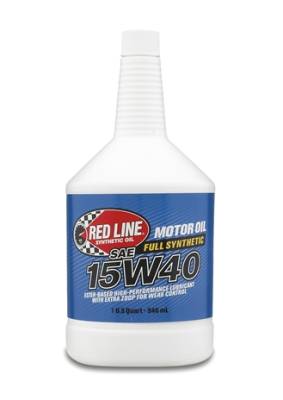 Red Line Oil - Red Line Oil 21404 15W40 Synthetic Motor Oil 1-Quart