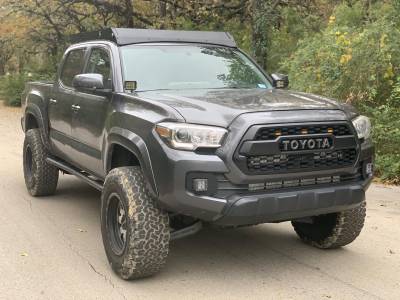 Cali Raised LED - Cali Raised LED CR2755 Premium Roof Rack No Front Light Bar for 05-21 Tacoma
