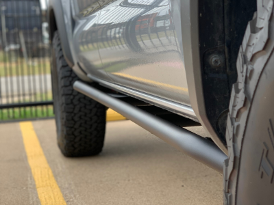 Cali Raised LED - Cali Raised LED CR4068 Trail Edition Rock Slider for 24+ Toyota Tacoma Dbl Cab
