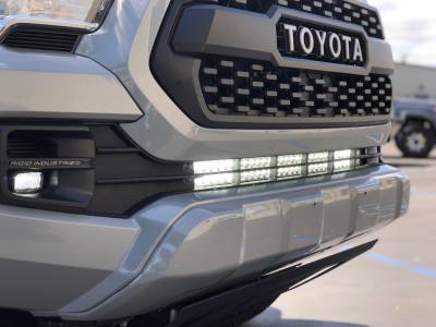Cali Raised LED - Cali Raised LED CR2841 32" Hidden Light Bar Combo Blue Small for 16-21 Tacoma