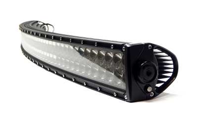 Top Gun Customz - Top Gun Customz TGC74050 50" LED Bar Curved Chrome Dbl Row Combo 288W 25920Lm