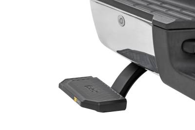 Rough Country Suspension Systems - Rough Country PW059331 Retractable Truck Bed Step-Black 11-14 Silver/Sierra HD