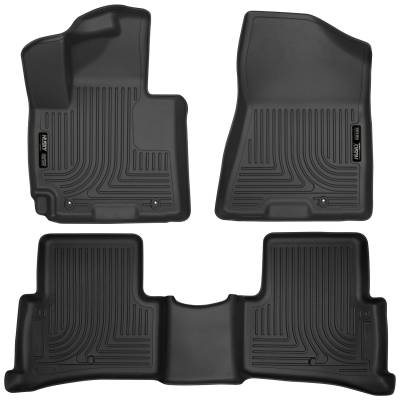 Husky Liners - Husky Liners 99681 Weatherbeater Front/Rear Floor Liners Black for Tucson