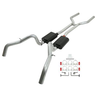 Flowmaster - Flowmaster 17201 American Thunder Header-Back Exhaust System Aluminized