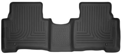 Husky Liners - Husky Liners 14861 Weatherbeater 2nd Row Floor Liners Black for Santa Fe
