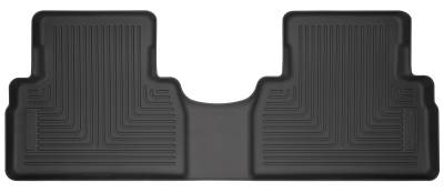 Husky Liners - Husky Liners 14871 Weatherbeater 2nd Row Floor Liners Black for Santa Fe