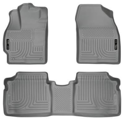 Husky Liners - Husky Liners Weatherbeater Front/Rear Floor Liners Grey for Toyota Prius 98922